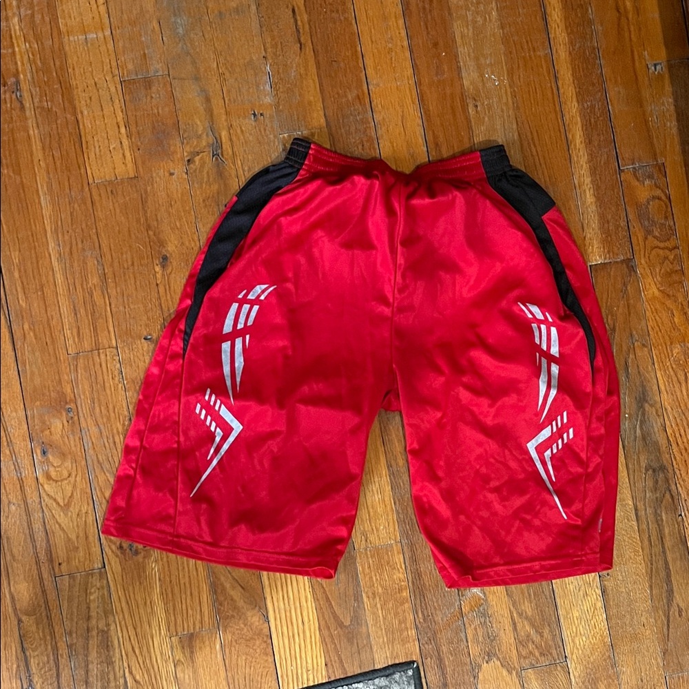 Cougar Red and Black Athletic Shorts